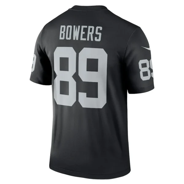 Brock bowers las vegas raiders nike team legend jersey Black L