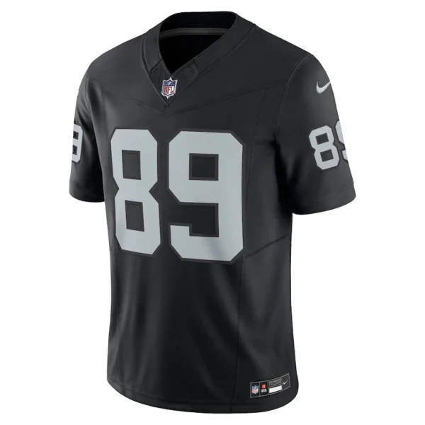 Brock bowers las vegas raiders nike team vapor f.u.s.e. limited jersey Black M