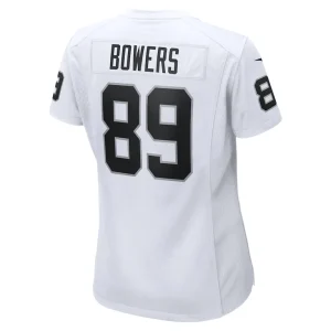Brock bowers las vegas raiders nike womens game jersey White L