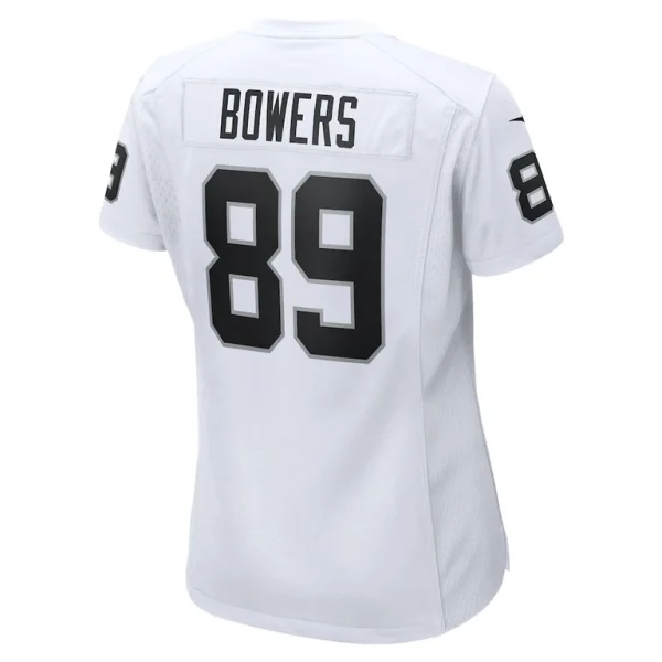 Brock bowers las vegas raiders nike womens game jersey White L