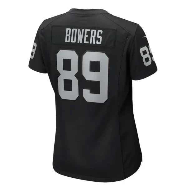 Brock bowers las vegas raiders nike womens team game jersey Black L
