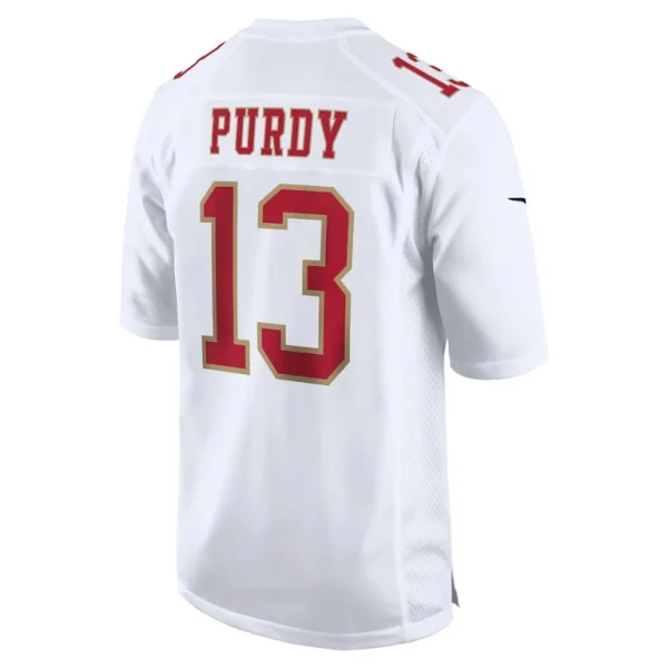Brock purdy san francisco 49ers nike fashion game jersey Tundra white L