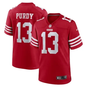 Brock purdy san francisco 49ers nike game player jersey Scarlet