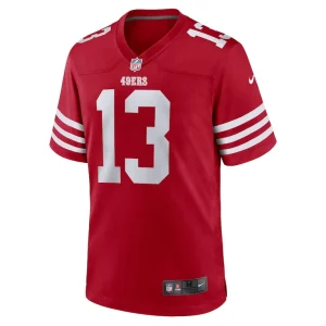 Brock purdy san francisco 49ers nike game player jersey Scarlet M