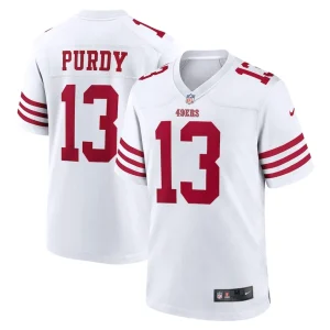 Brock purdy san francisco 49ers nike game player jersey White