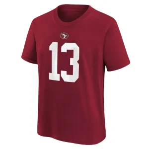 Brock purdy san francisco 49ers nike preschool player name number t shirt Scarlet 56