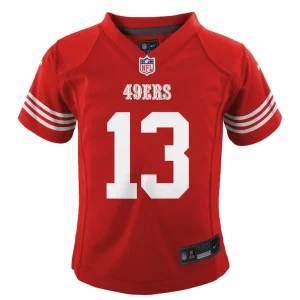 Brock purdy san francisco 49ers nike toddler game jersey Scarlet 3T