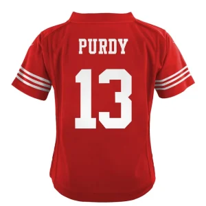 Brock purdy san francisco 49ers nike toddler game jersey Scarlet 4T
