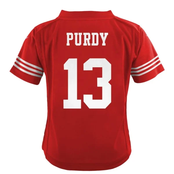 Brock purdy san francisco 49ers nike toddler game jersey Scarlet 4T