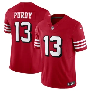 Brock purdy san francisco 49ers nike vapor f.u.s.e. limited jersey Scarlet