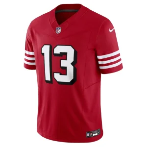 Brock purdy san francisco 49ers nike vapor f.u.s.e. limited jersey Scarlet M