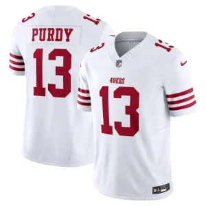 Brock purdy san francisco 49ers nike vapor f.u.s.e. limited jersey White