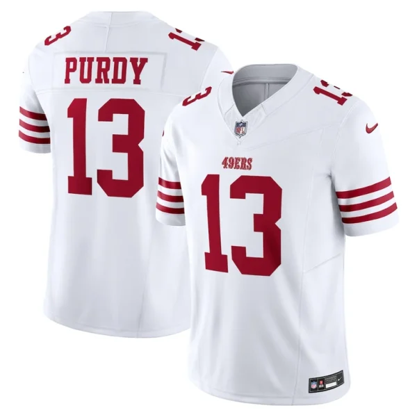 Brock purdy san francisco 49ers nike vapor f.u.s.e. limited jersey White