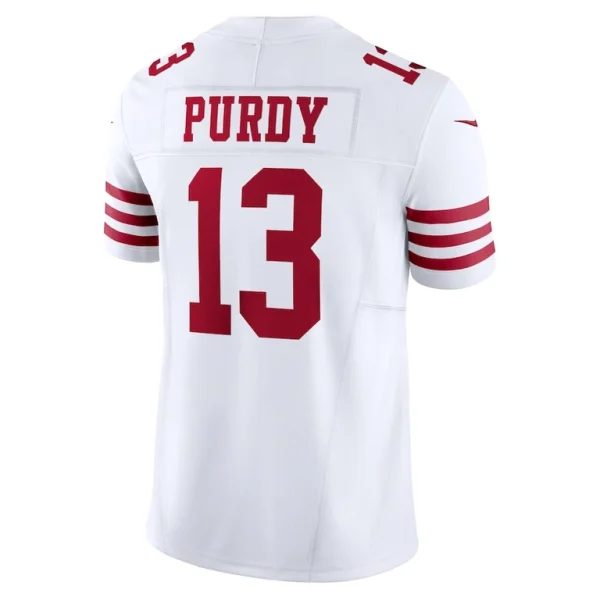 Brock purdy san francisco 49ers nike vapor f.u.s.e. limited jersey White L