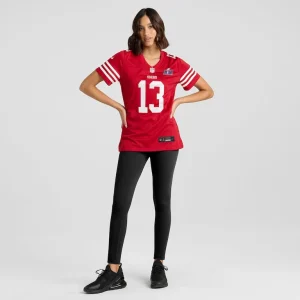 Brock purdy san francisco 49ers nike womens super bowl lviii game jersey Scarlet XL