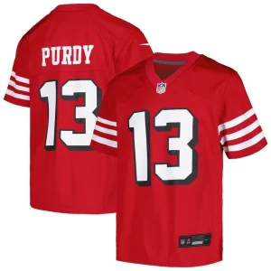 Brock purdy san francisco 49ers nike youth game jersey Scarlet