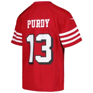 Brock purdy san francisco 49ers nike youth game jersey Scarlet Yth L