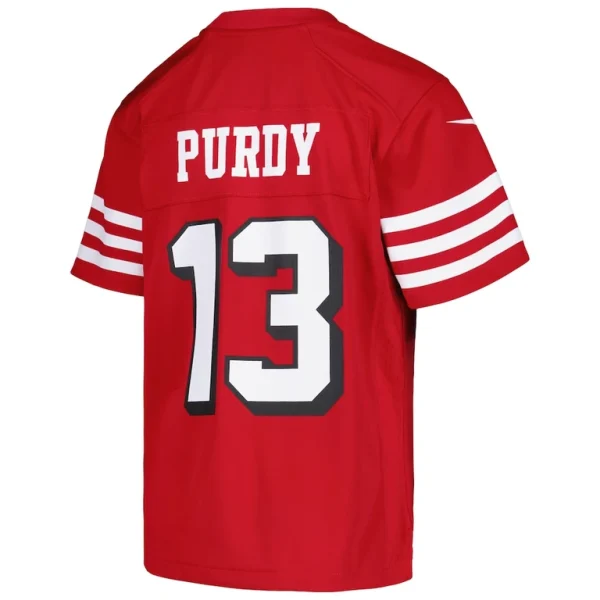 Brock purdy san francisco 49ers nike youth game jersey Scarlet Yth L