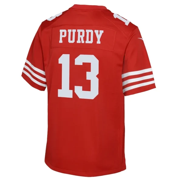Brock purdy san francisco 49ers nike youth game jersey Scarlet Yth L