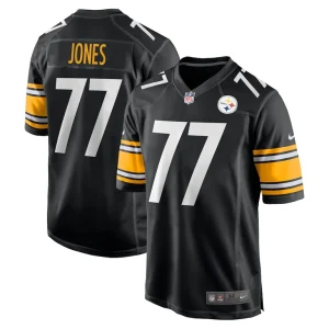 Broderick jones pittsburgh steelers nike game jersey Black
