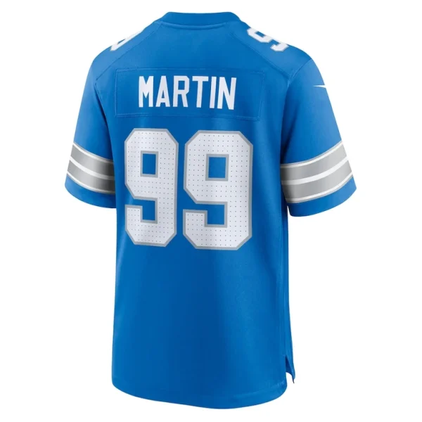 Brodric martin detroit lions nike team game jersey Blue L