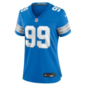 Brodric martin detroit lions nike womens team game jersey Blue M