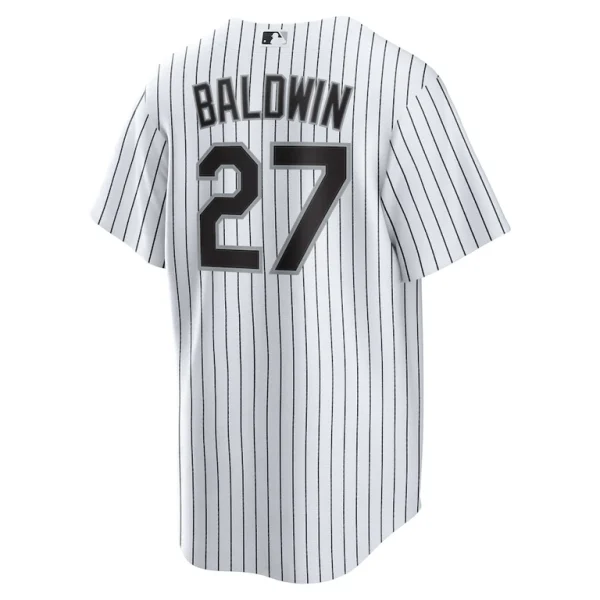 Brooks baldwin chicago white sox nike home replica jersey White L