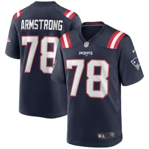Bruce armstrong new england patriots nike game retired player jersey Navy