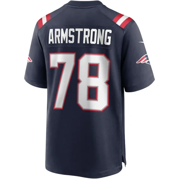 Bruce armstrong new england patriots nike game retired player jersey Navy L