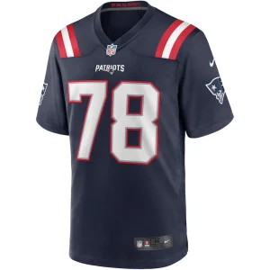 Bruce armstrong new england patriots nike game retired player jersey Navy M