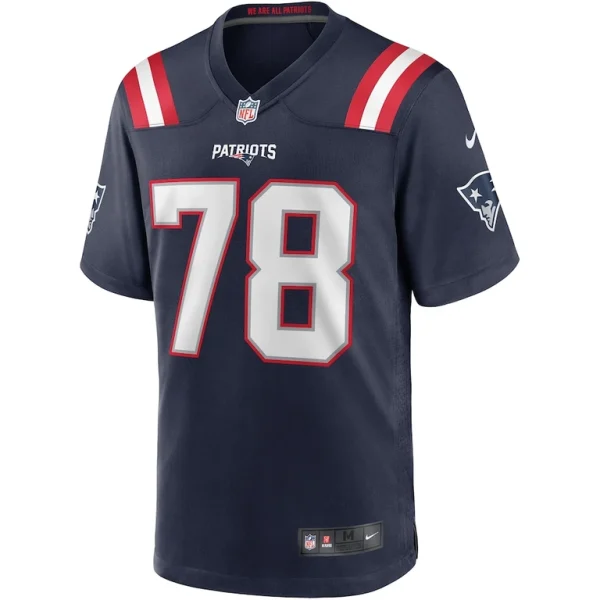 Bruce armstrong new england patriots nike game retired player jersey Navy M