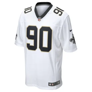 Bryan bresee new orleans saints nike game jersey White M