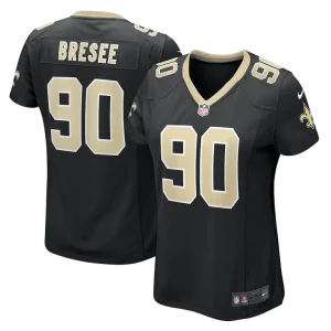 Bryan bresee new orleans saints nike womens game jersey Black
