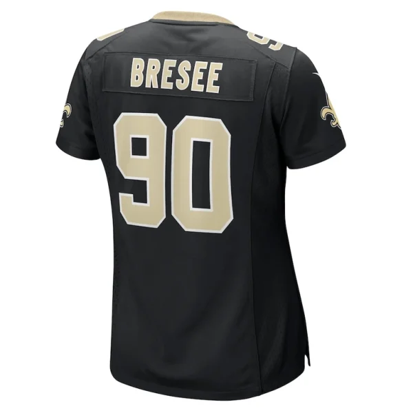 Bryan bresee new orleans saints nike womens game jersey Black L