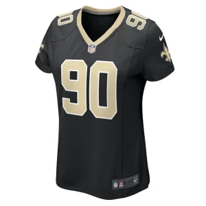 Bryan bresee new orleans saints nike womens game jersey Black M