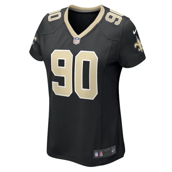 Bryan bresee new orleans saints nike womens game jersey Black M