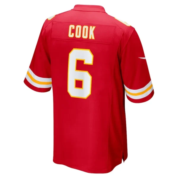 Bryan cook kansas city chiefs nike game player jersey Red L