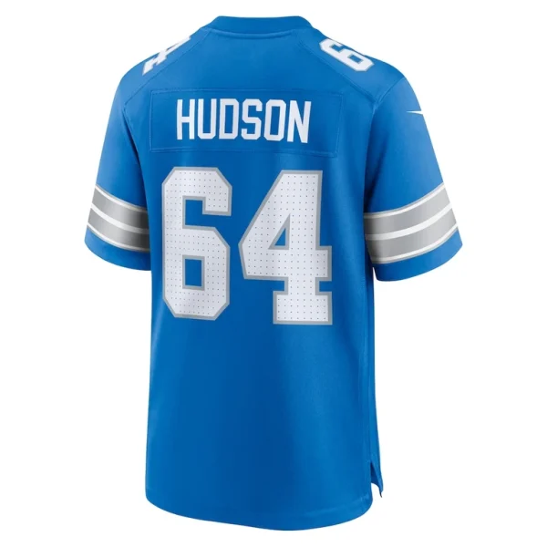 Bryan hudson detroit lions nike game jersey Blue L