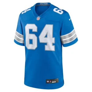 Bryan hudson detroit lions nike game jersey Blue M