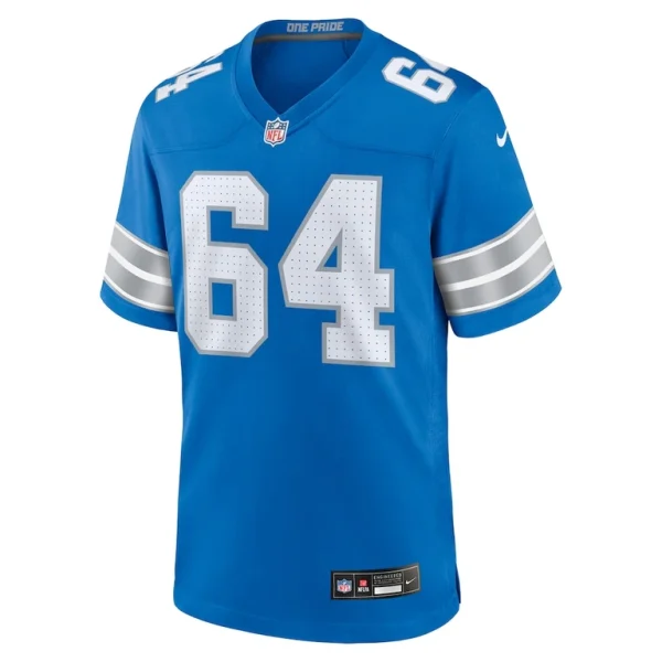 Bryan hudson detroit lions nike game jersey Blue M