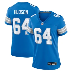 Bryan hudson detroit lions nike womens game jersey Blue