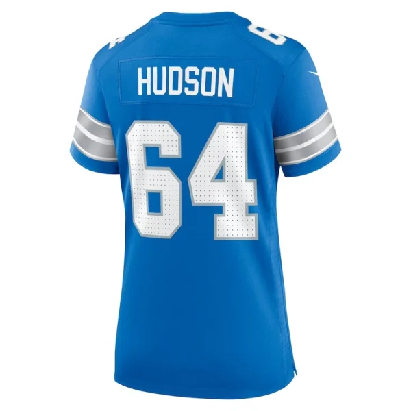 Bryan hudson detroit lions nike womens game jersey Blue L