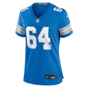 Bryan hudson detroit lions nike womens game jersey Blue M