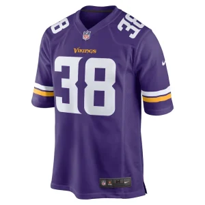 Bryant koback minnesota vikings nike home game player jersey Purple M