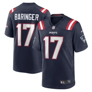 Bryce baringer new england patriots nike team game jersey Navy