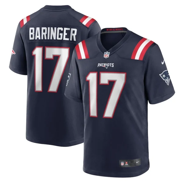 Bryce baringer new england patriots nike team game jersey Navy