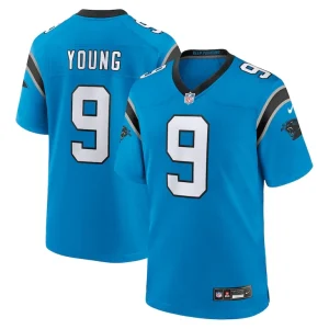 Bryce young carolina panthers nike alternate game jersey Blue