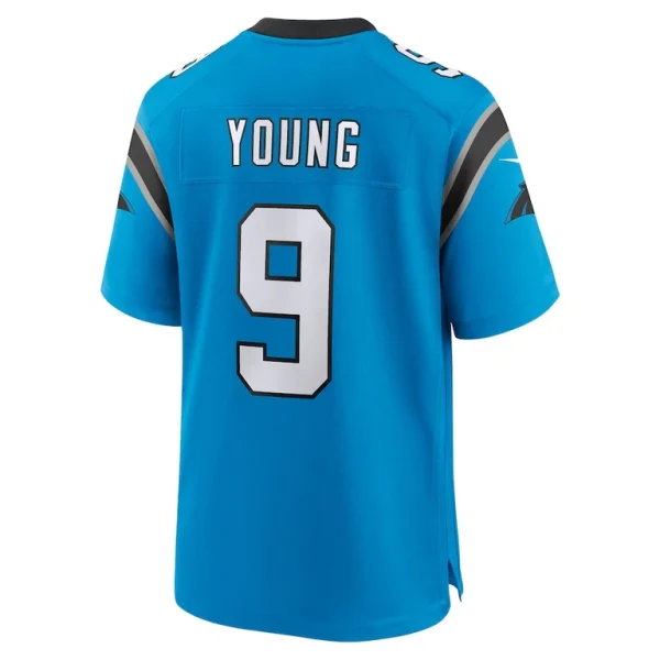 Bryce young carolina panthers nike alternate game jersey Blue L