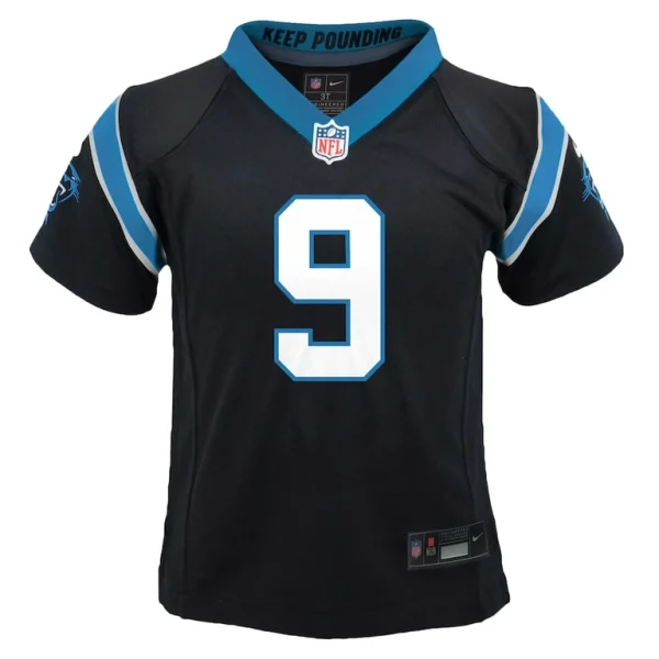 Bryce young carolina panthers nike toddler game jersey Black 3T