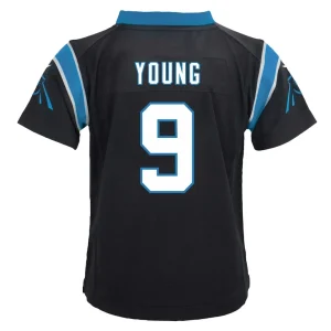 Bryce young carolina panthers nike toddler game jersey Black 4T